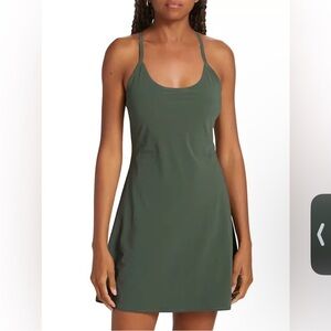 OV Outdoor Voices Exercise Dress in Forest Green